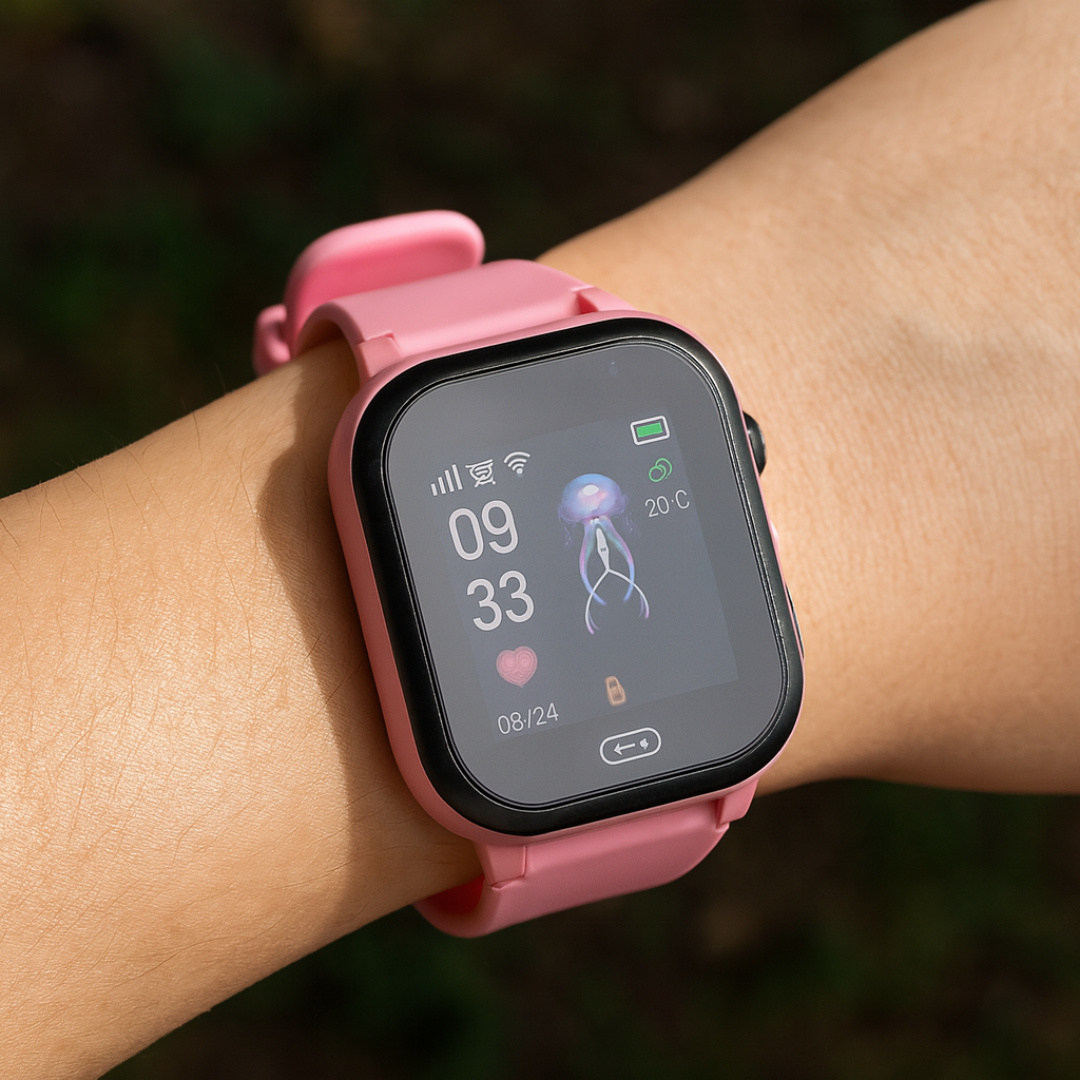Kinder GPS-Smartwatch mit Videoanruf, Kamera & SOS-Funktion – SafeTrack Watch