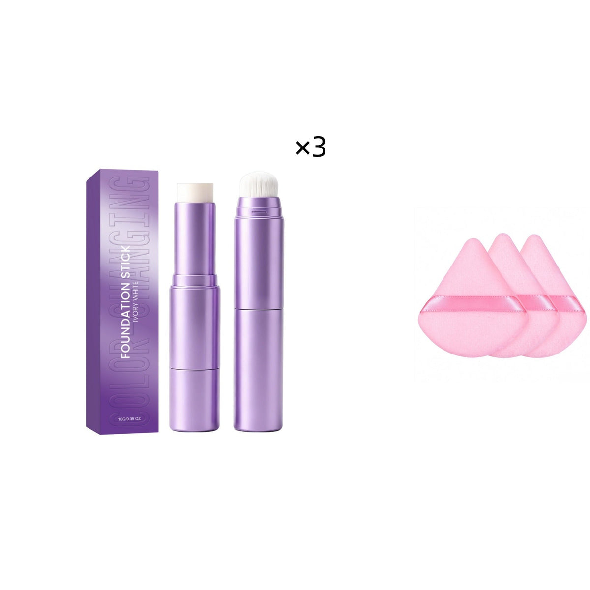 2-in-1 Foundation-Stick mit Farbwechsel