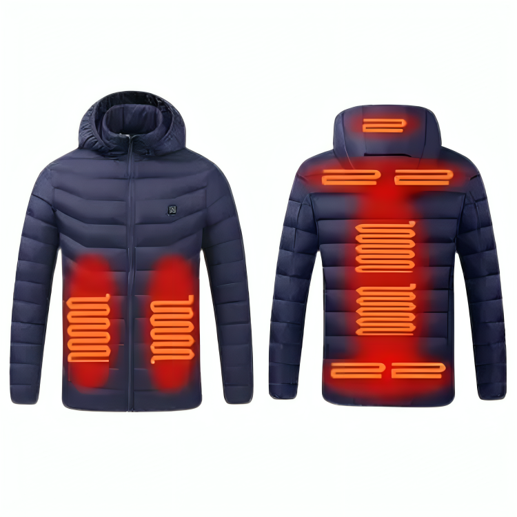 Beheizt Jacke mit 9 Wärmezonen & USB-Steuerung – NordBlaze ThermoPark