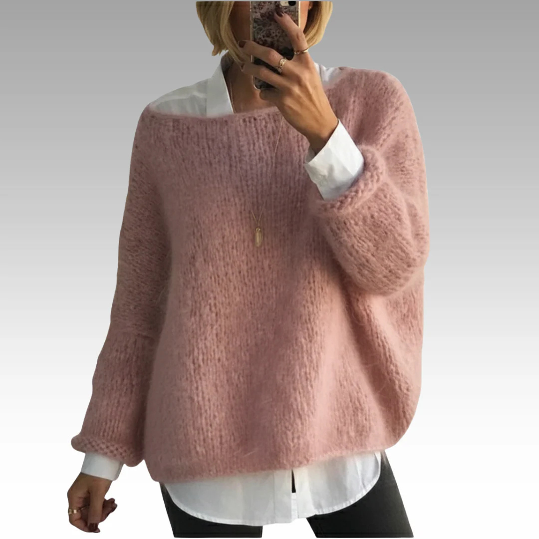 Strickpullover mit lockerer Passform & weichem Stoff – Sofira Knitwear
