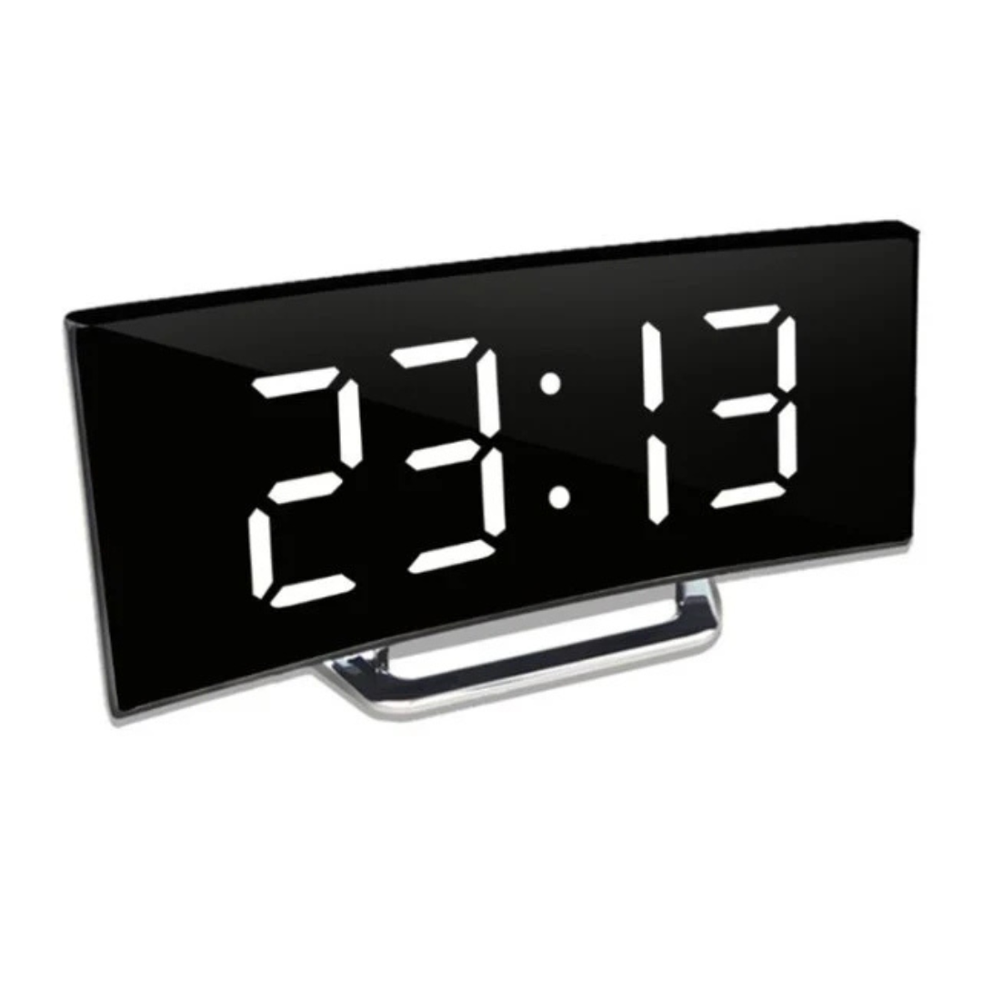 Digitaler Wecker mit Großanzeige & automatischer Dimmfunktion – CurveTime LED