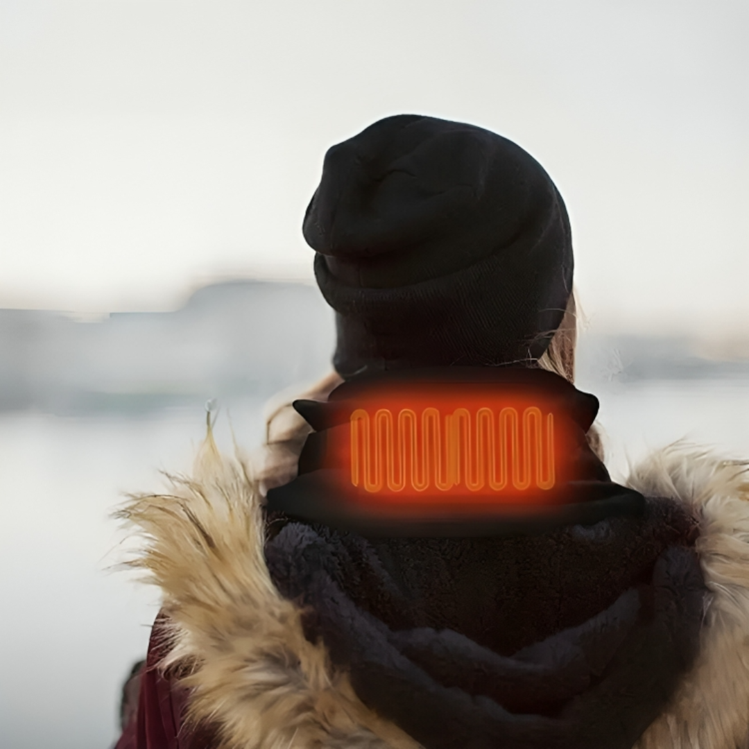 Nackenwärmer Heizschal mit 3 Temperaturstufen & USB-C – PolarHeat Scarf