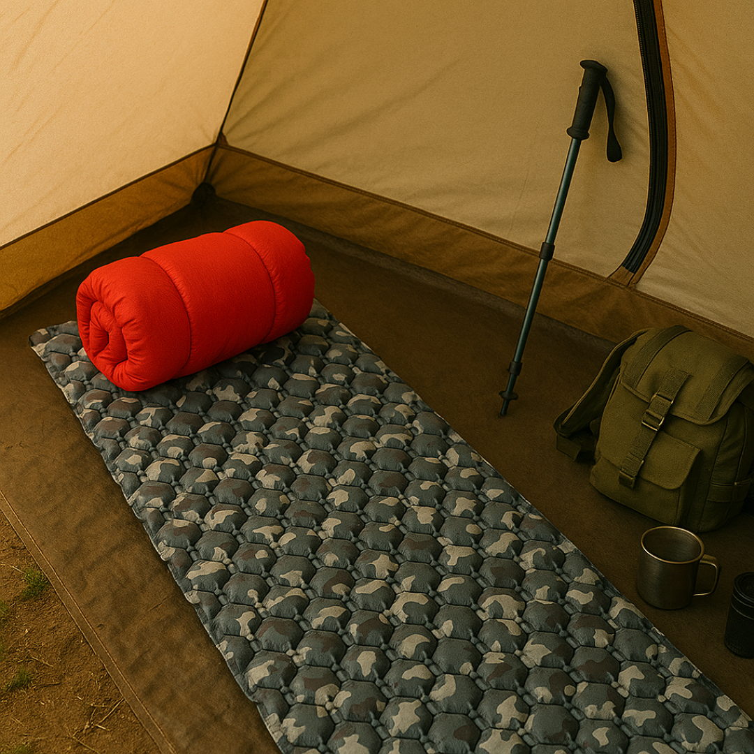 luftmatratze camping Ultraleichtes Camping-Luftmatratze 550 g – AirHex TrailMat