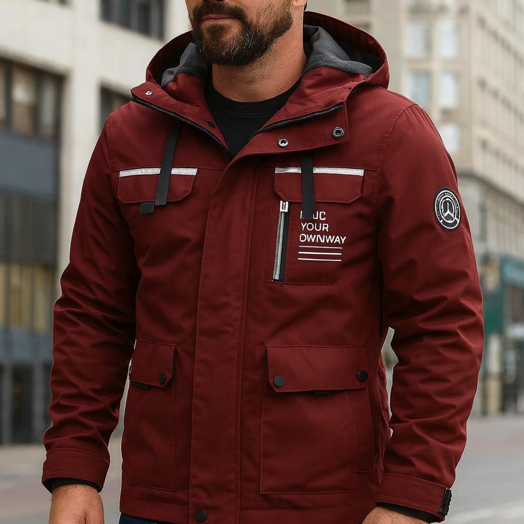 Winterjacke wasserdicht & warm mit abnehmbarer Kapuze – NordFrost Shield