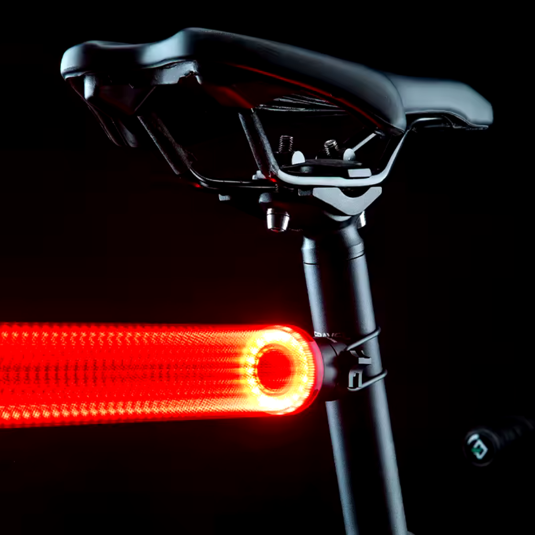 Fahrrad-Rücklicht USB-C mit Aluminiumgehäuse & Dimmer – SicherRide Pro