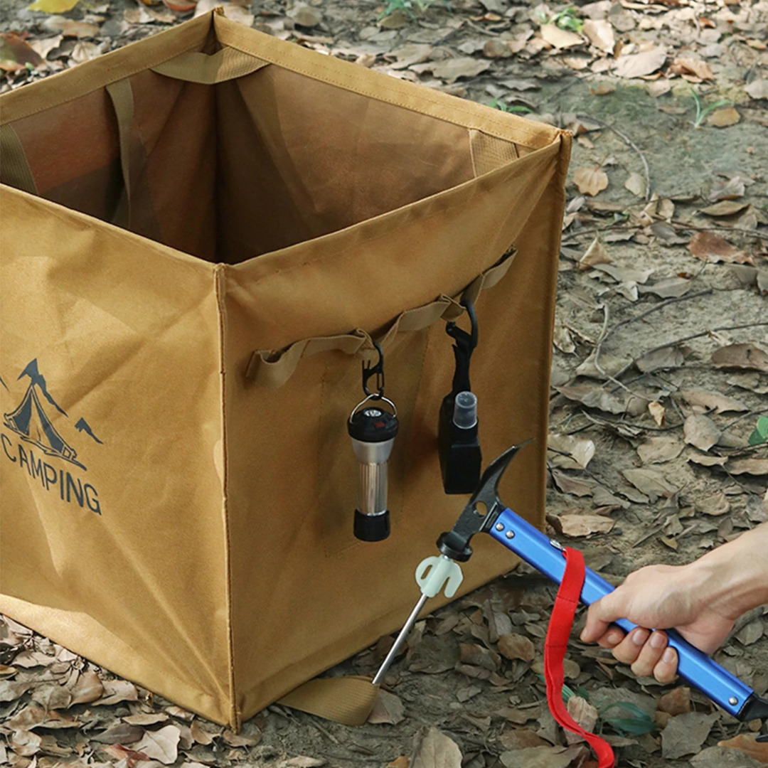 Faltbare Camping-Mülltonne aus Oxford-Gewebe – CampFold 40L