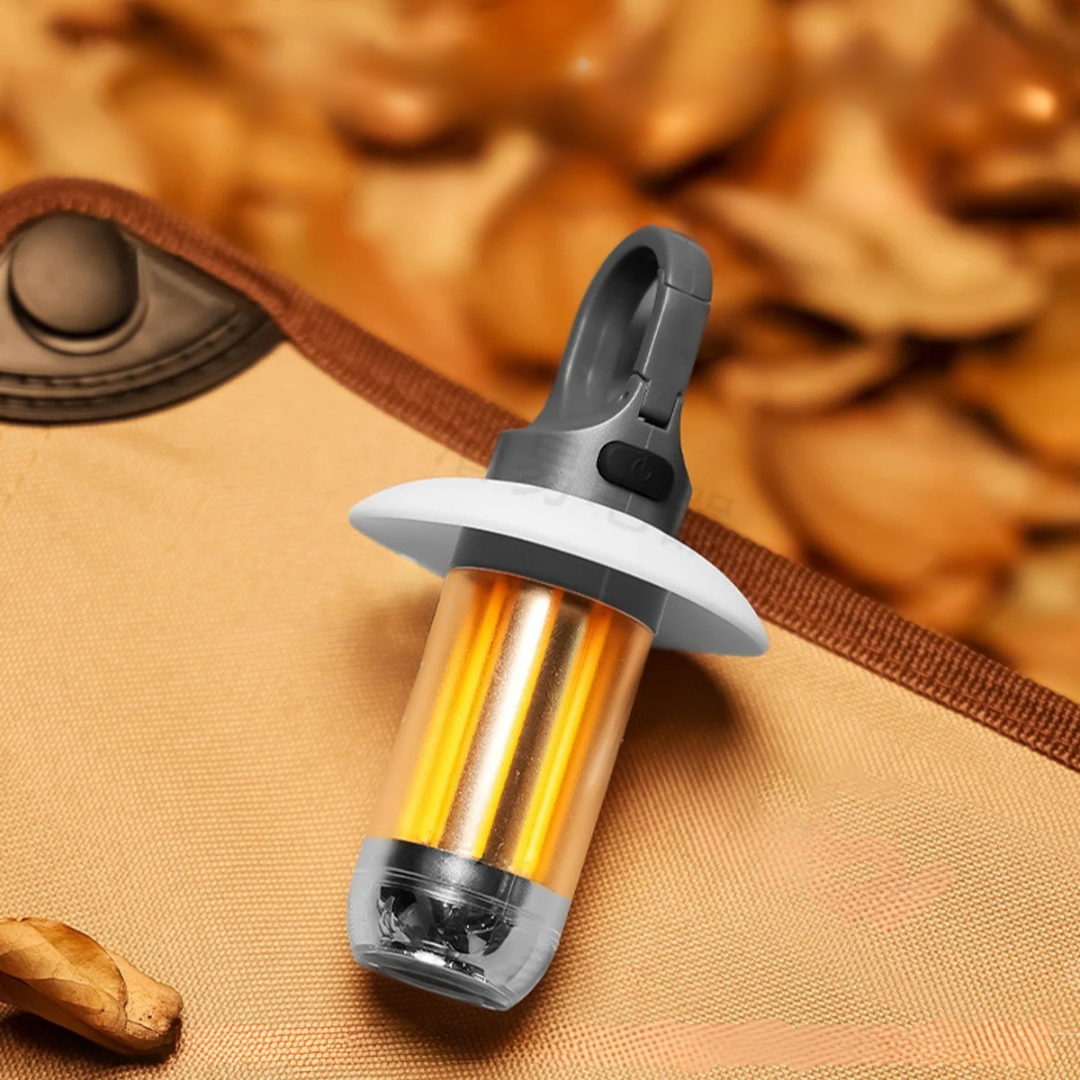 Campinglampe superhell mit Akku & Haken – LichtZip 5