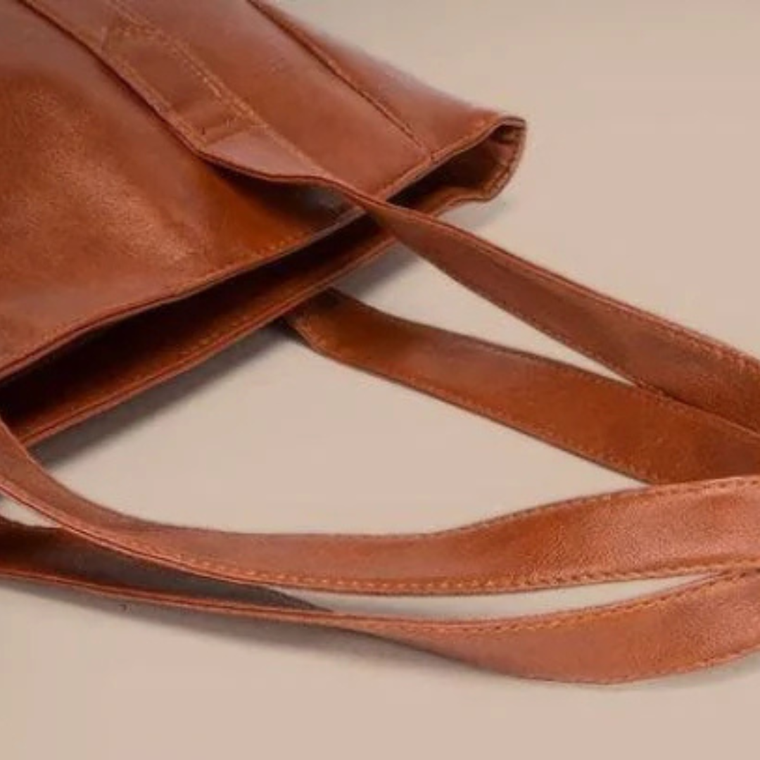 Leder Umhängetasche für Damen mit Magnetverschluss – Verona Classic Bag