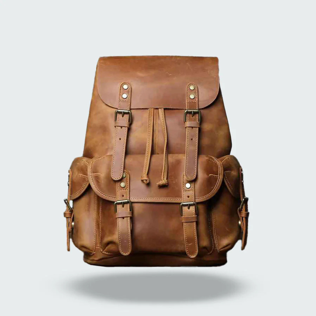 Leder Taschen Rucksack groß im Vintage Look mit Laptopfach – HeritagePack