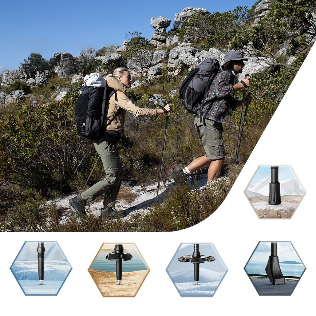 Nordspur | Trailwyn Ultraleichte Falt-Trekkingstöcke