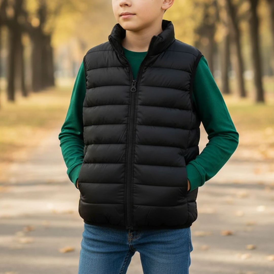 Weste mit warmer Wattierung & Stehkragen – NordFleece Vest