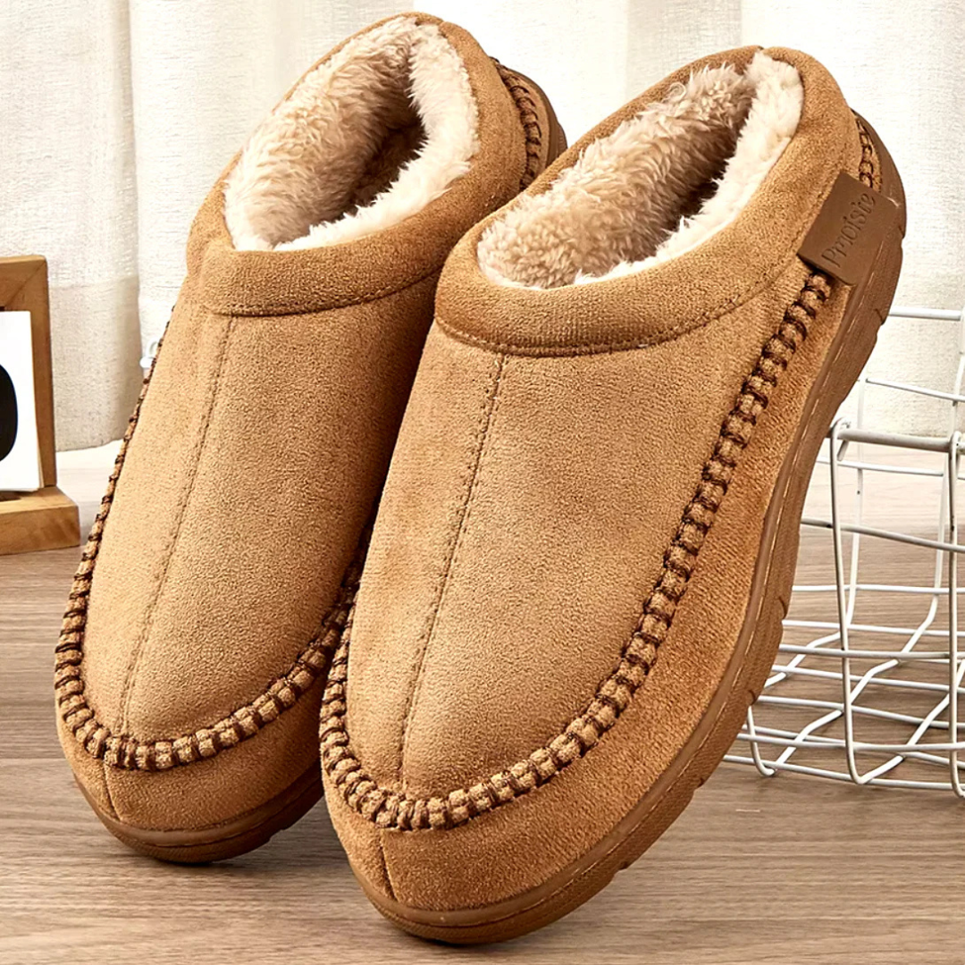 Stiefel Herren Lammfell mit Memory Foam & Gummisohle – CozyStep Boots