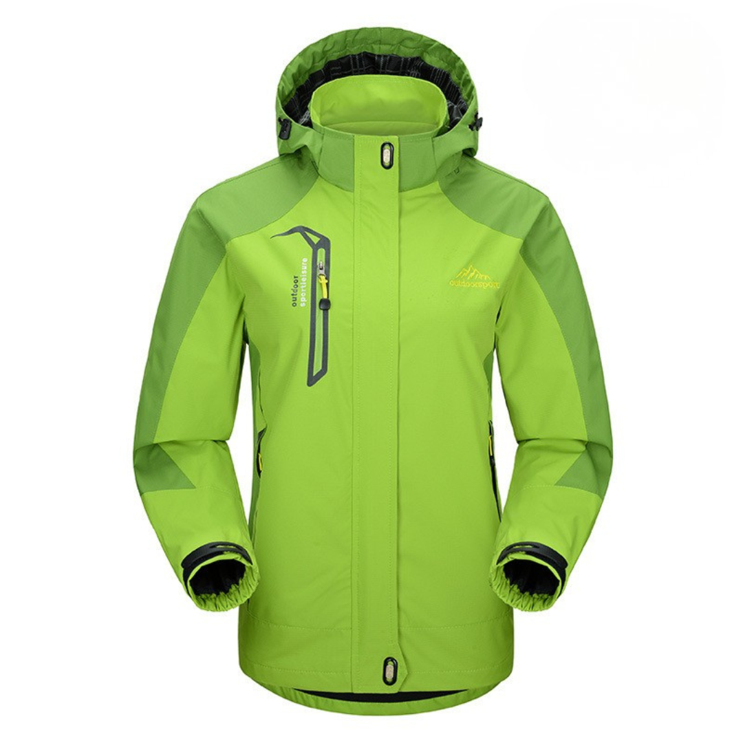 Outdoorjacke Damen wasserdicht & winddicht mit Kapuze – StormPeak Shell