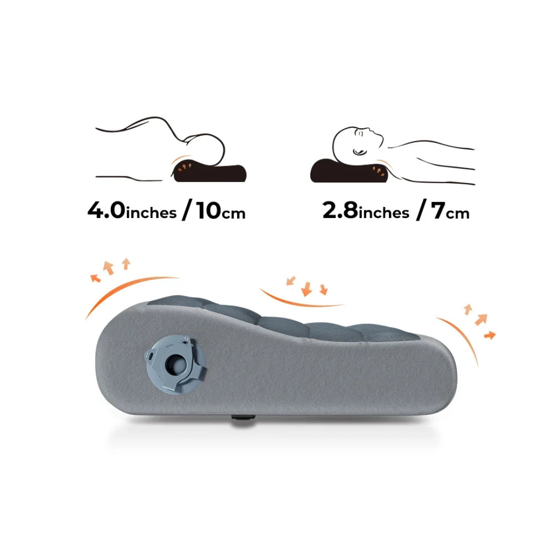 Nordspur | Restiqo Ergonomisches aufblasbares Reisekissen