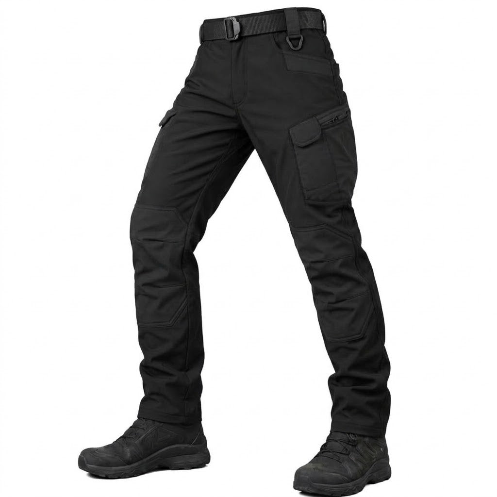 Herren Softshell Fleece-gefütterte verstärkte wasserabweisende taktische Hose