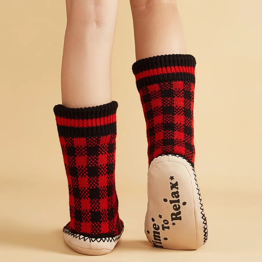 Hausschuhe Winter Socke – WärmeFlex