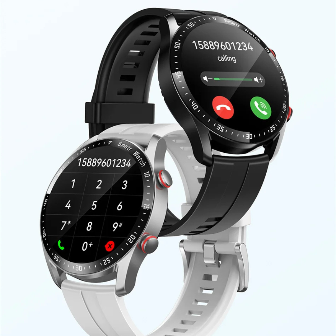 Nordspur | Runde Full-Touch Smartwatch für Männer