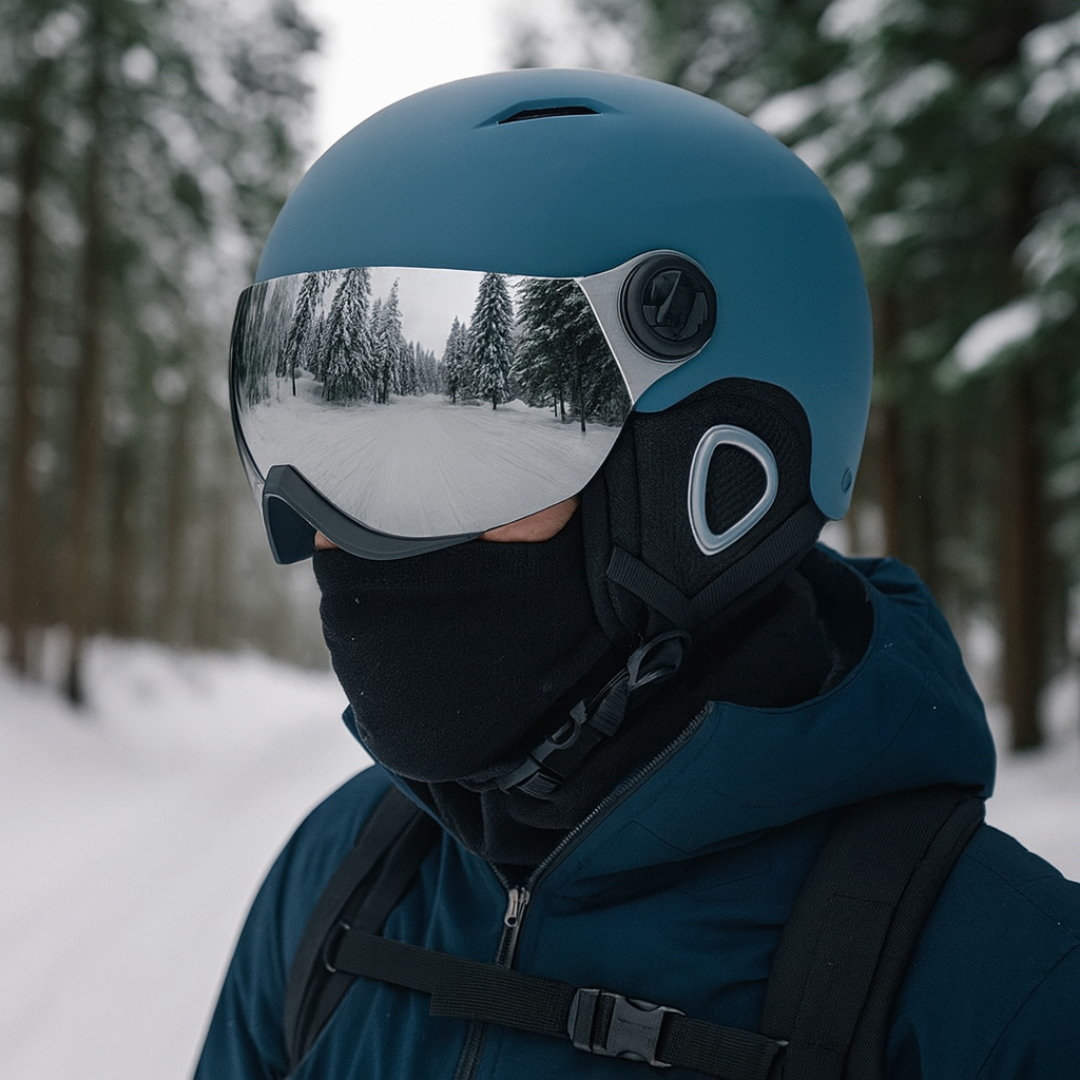 Skihelm mit Visier – FrostGuard Pro