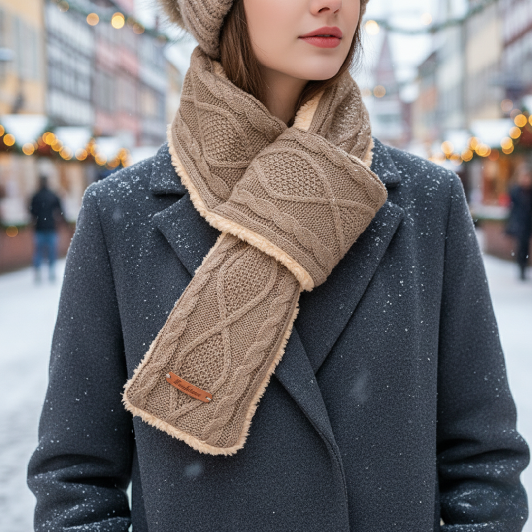 Nackenwärmer Heizschal mit 3 Temperaturstufen & USB-C – SmartHeat Scarf
