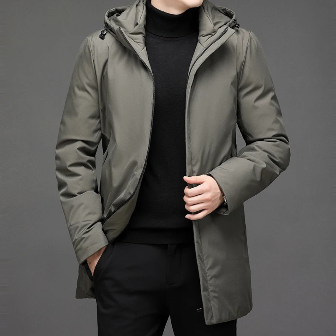 Jacke Herren Winter mit Kapuze & Windschutz – NordShield Parka