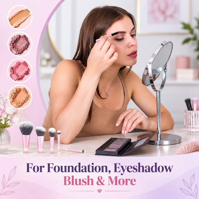 Kompakte Reise-Make-up-Pinsel