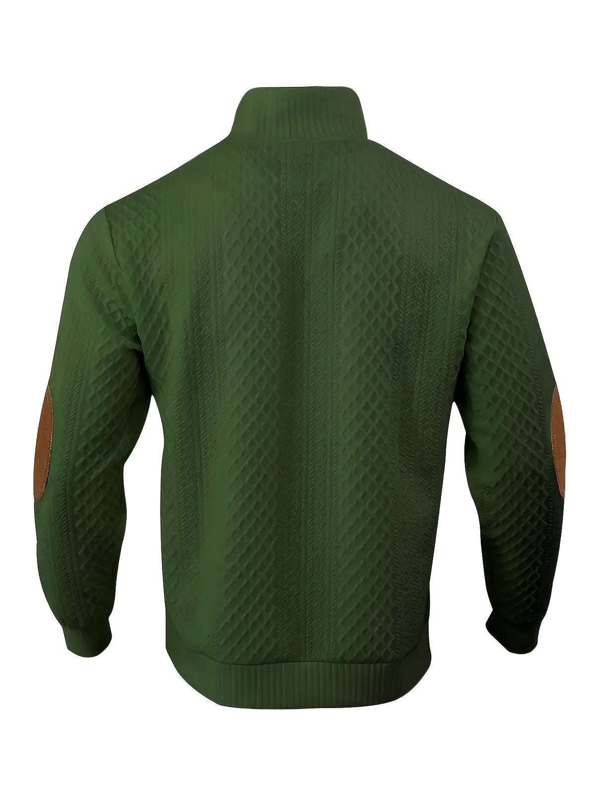 Pullover mit Stehkragen und Knopfleiste im Henley-Stil