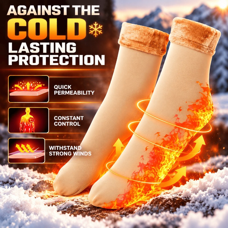 Kuschelige Winter-Hausschuhsocken