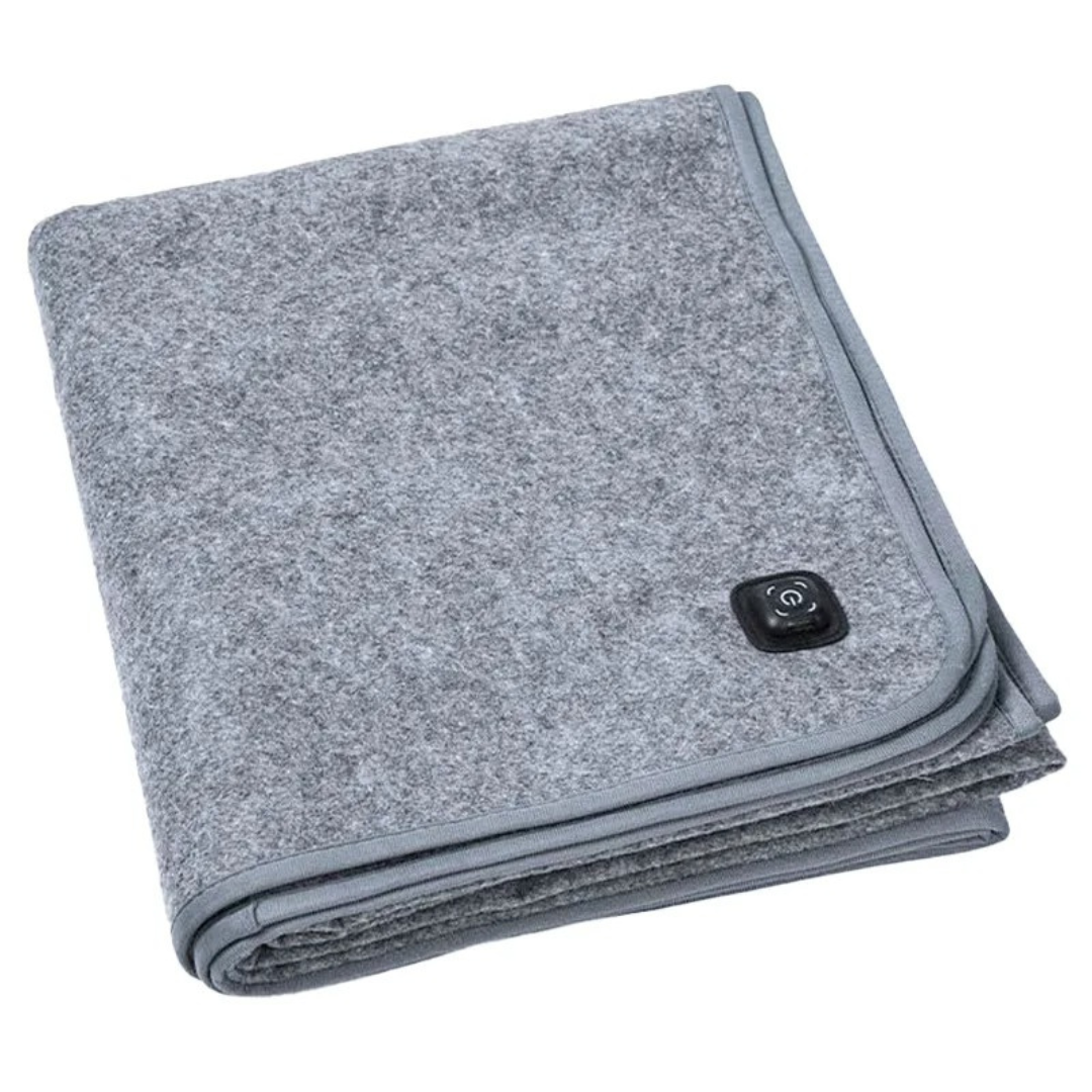 Elektrische Heizmatte 160×80 cm mit 6 Heizbereichen & USB-C – HeatZone Blanket