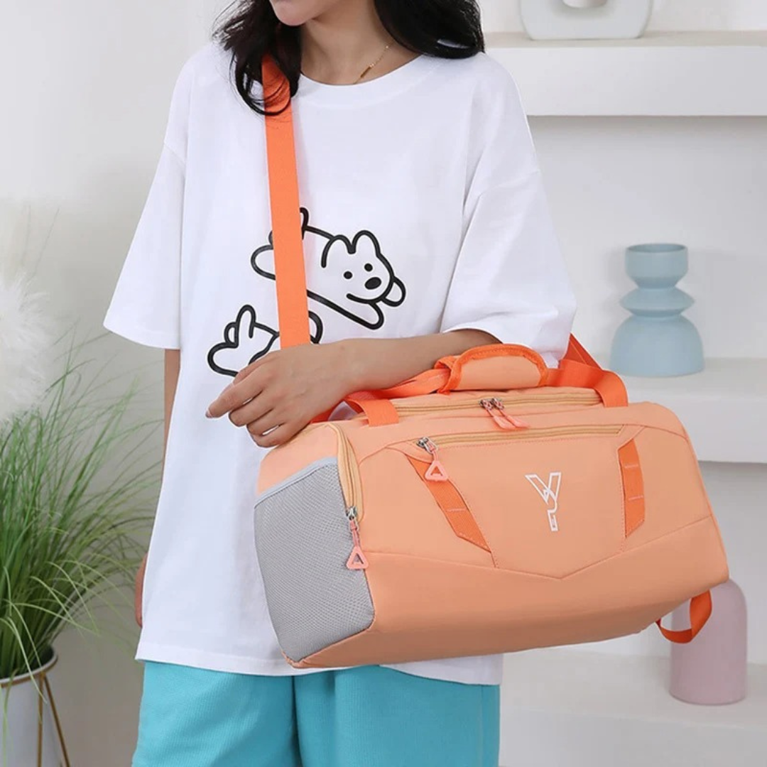 Sporttasche Damen wasserdicht mit Schuhfach – FlexaBag