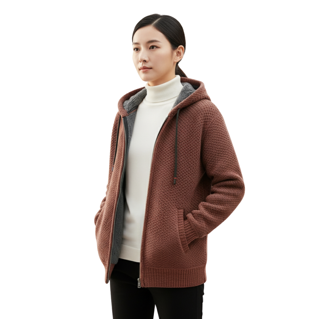 Nordspur | StoneWeave Kapuzenpullover mit Struktur