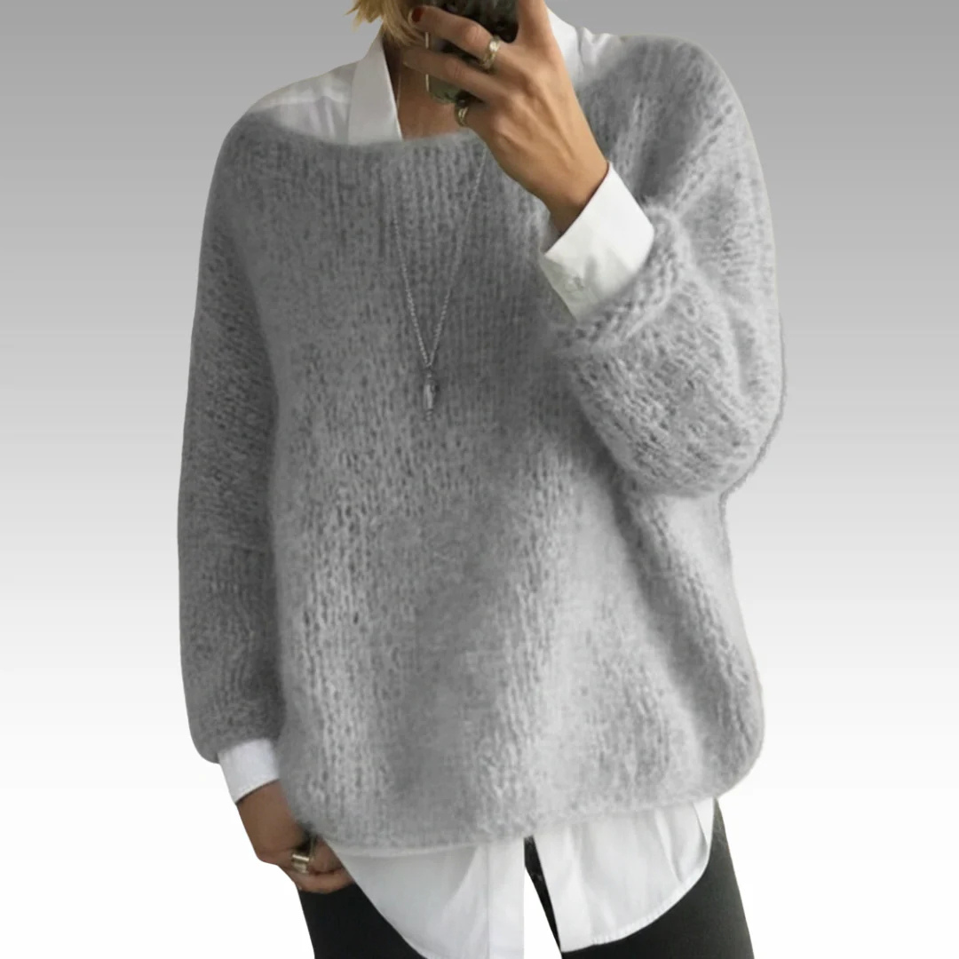 Strickpullover mit lockerer Passform & weichem Stoff – Sofira Knitwear