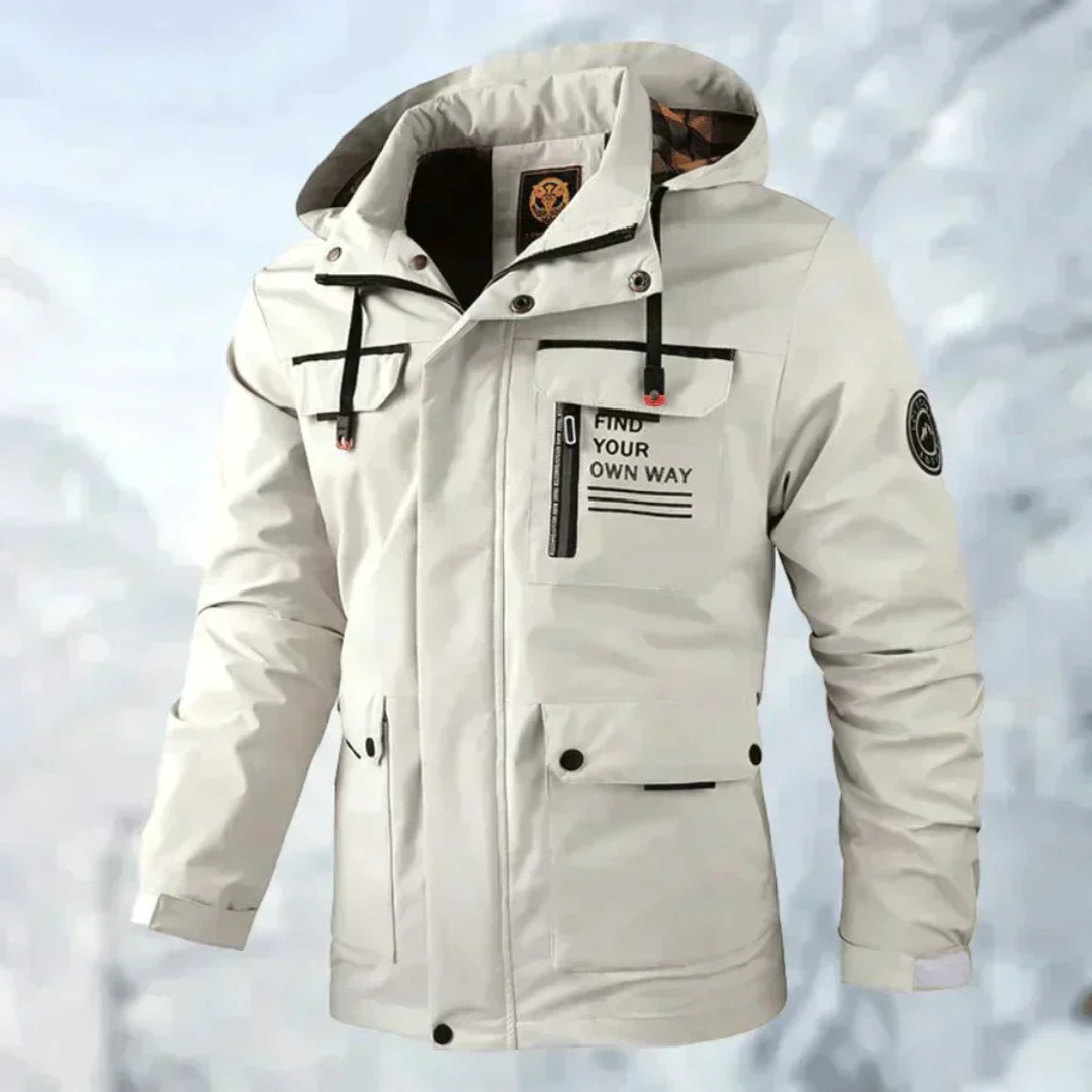Winterjacke wasserdicht & warm mit abnehmbarer Kapuze – NordFrost Shield