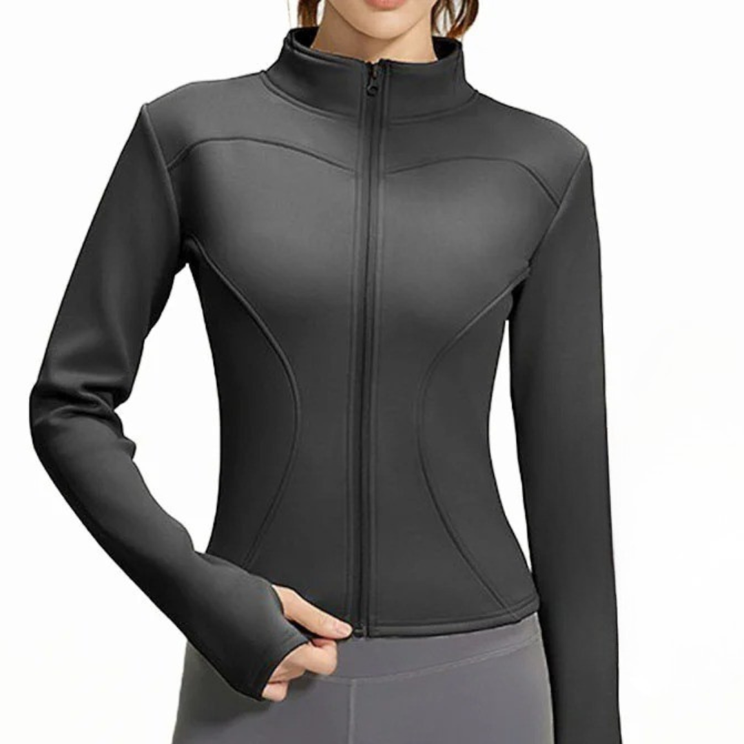 Nordspur | Thermiqurv Slim-Fit Jacke mit durchgehendem Reißverschluss