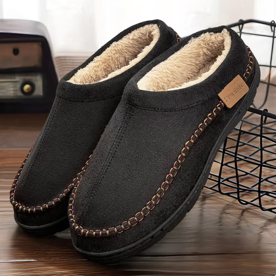 Stiefel Herren Lammfell mit Memory Foam & Gummisohle – CozyStep Boots