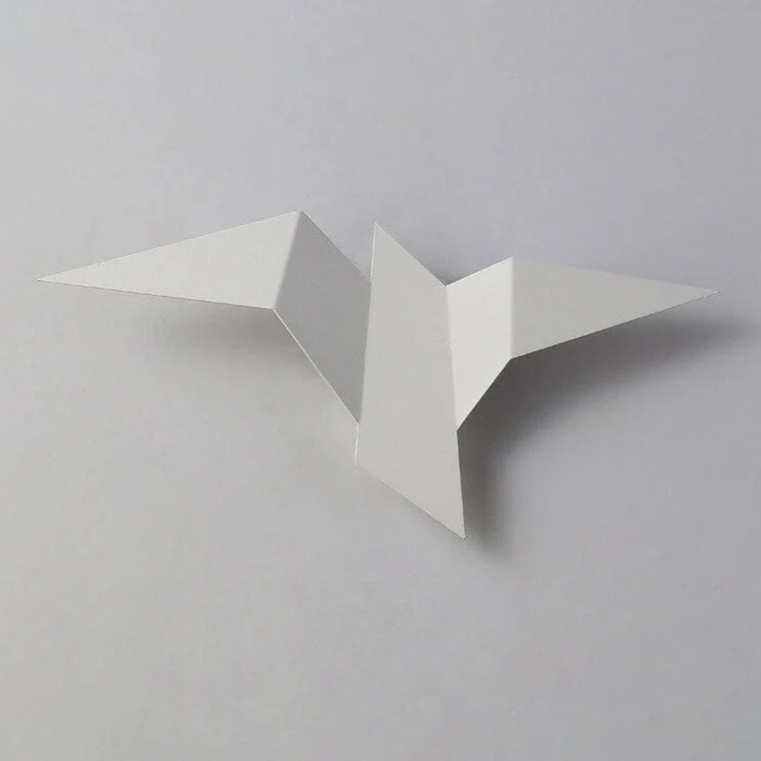 Innenbeleuchtung Vogel-Wandleuchte aus Metall & LED – SkyWing Light