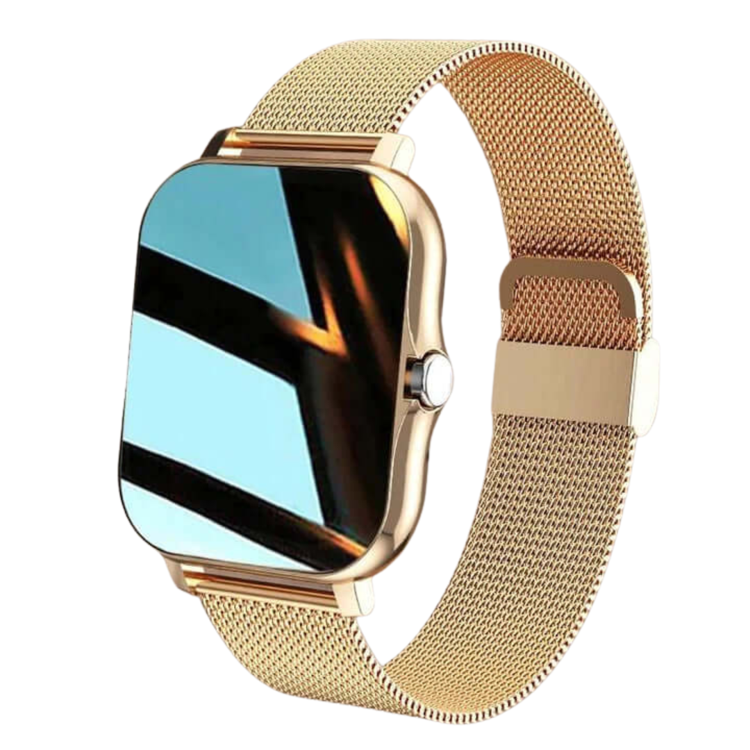 Smartwatch Damen Fitnessuhr mit Herzfrequenz & Benachrichtigungen – AuraTime Uhren