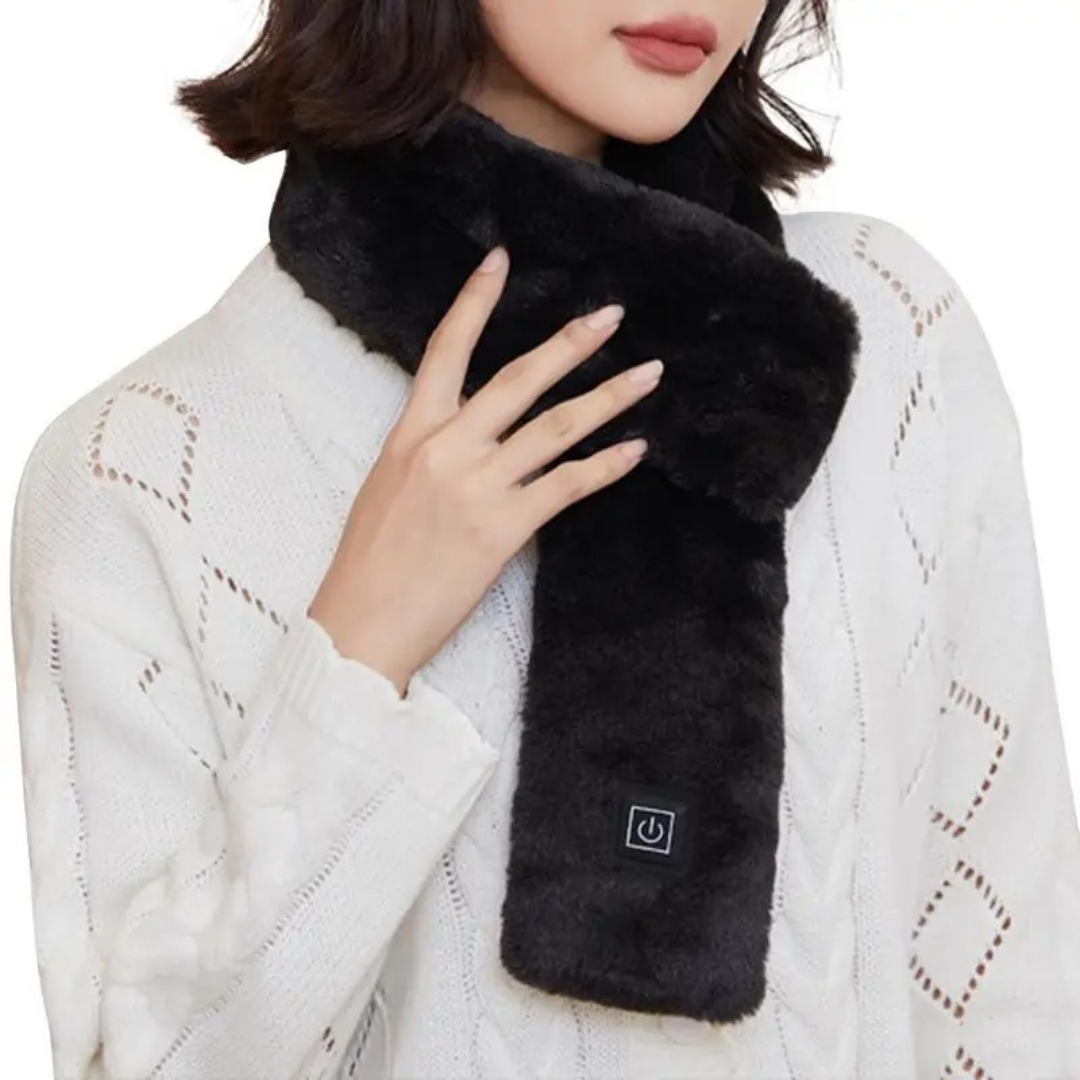 Nackenwärmer Heizschal mit 3 Temperaturstufen & USB-C – VelvetWarm Scarf