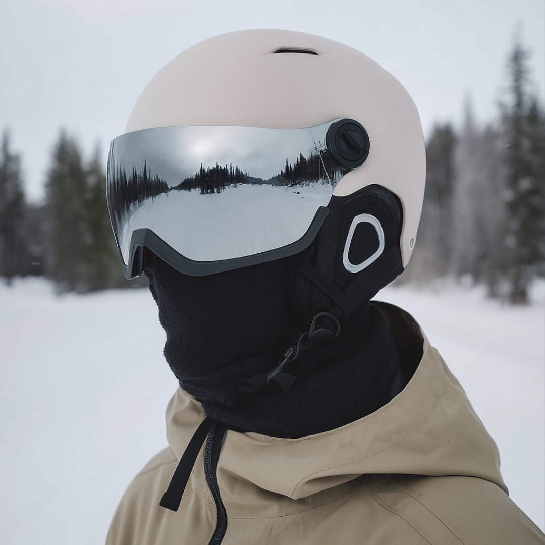 Skihelm mit Visier – FrostGuard Pro