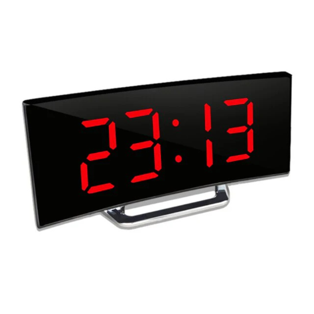Digitaler Wecker mit Großanzeige & automatischer Dimmfunktion – CurveTime LED