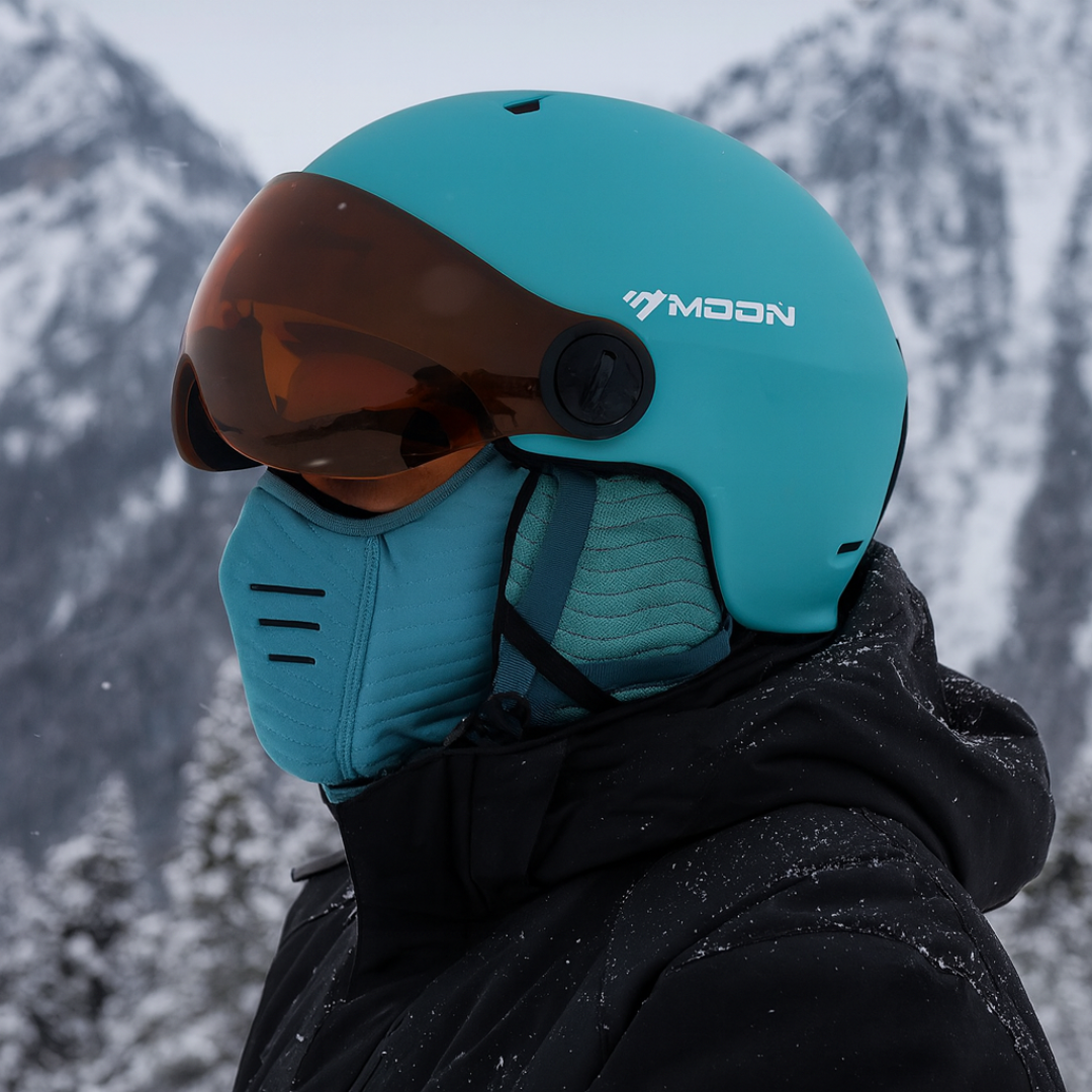 Skihelm mit Visier – SchneeGuard Pro