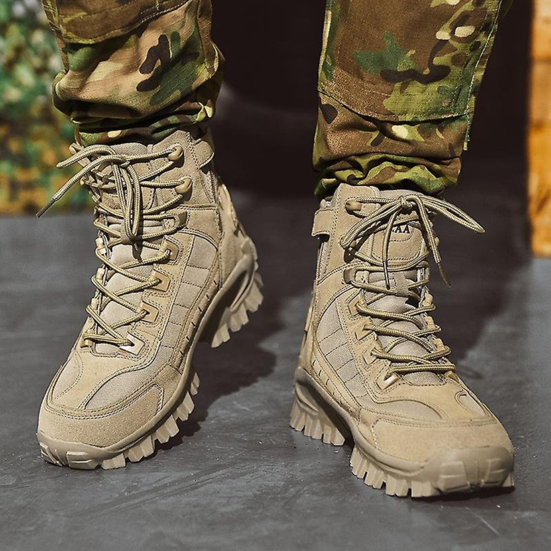 Stiefel Herren Tactical Winter mit Grip-Sohle & Warmfutter – TerraForce Boots