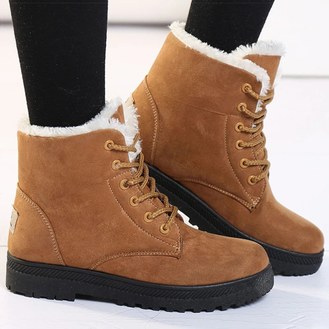 Damen Winter Schuhe mit Warmfutter & Rutschfester Sohle – SnowLuxe Boots