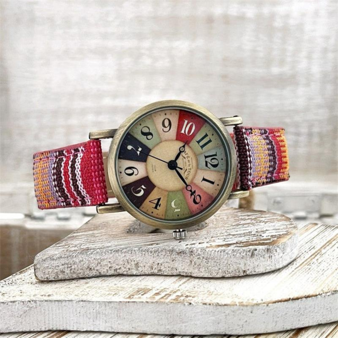 Uhren mit Regenbogen-Design & Vintage-Zifferblatt – Aurora Timepiece