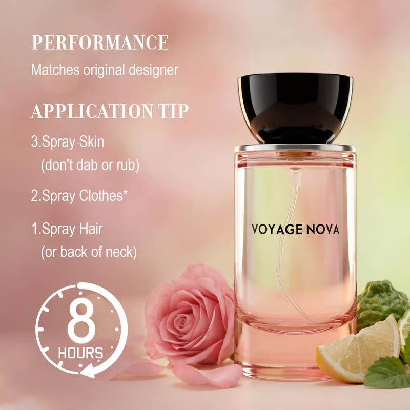 Voyage Nova Rosey Fruity Floral Extrait De Parfum Langanhaltender Luxusduft