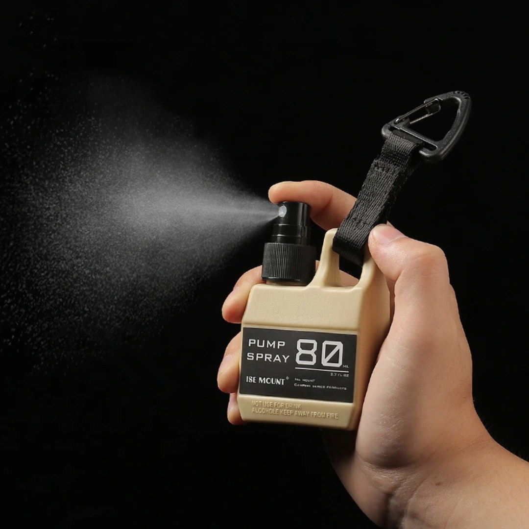 Sprühflasche 80ml mit Karabiner – OutdoorMist