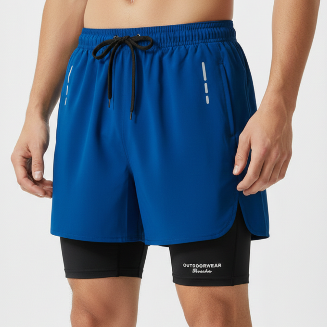Nordspur | Veltoro Two-in-One Running Shorts
