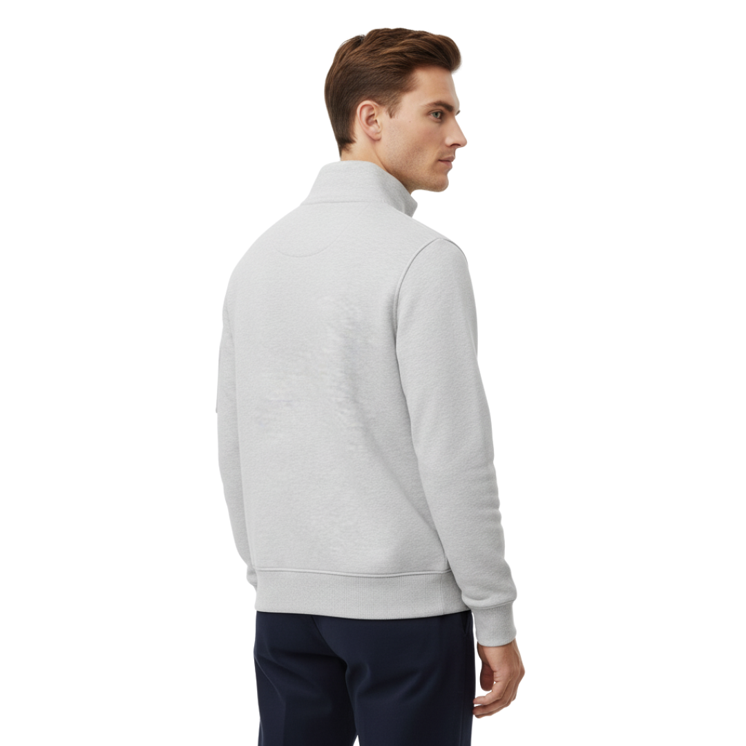 Nordspur | UrbanCore Strickpullover mit Halb-Reißverschluss