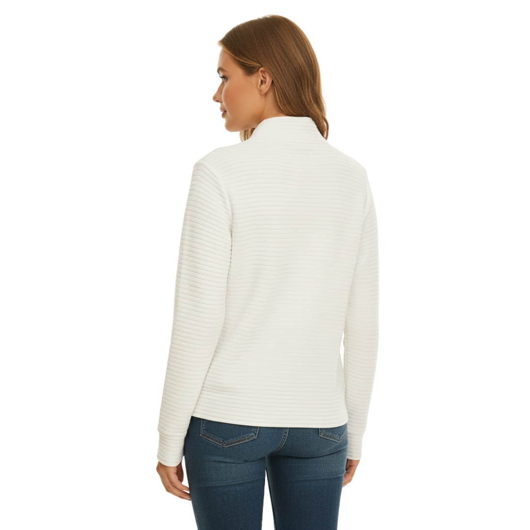 Nordspur | Selene Pullover mit Halb-Reißverschluss