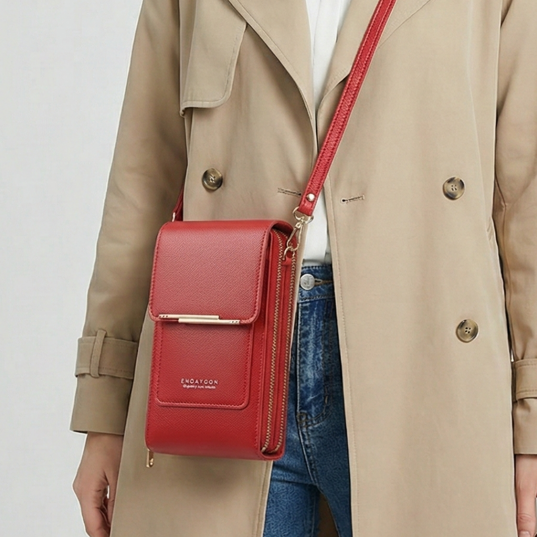 Nordspur | Kompakte PU-Crossbody-Tasche