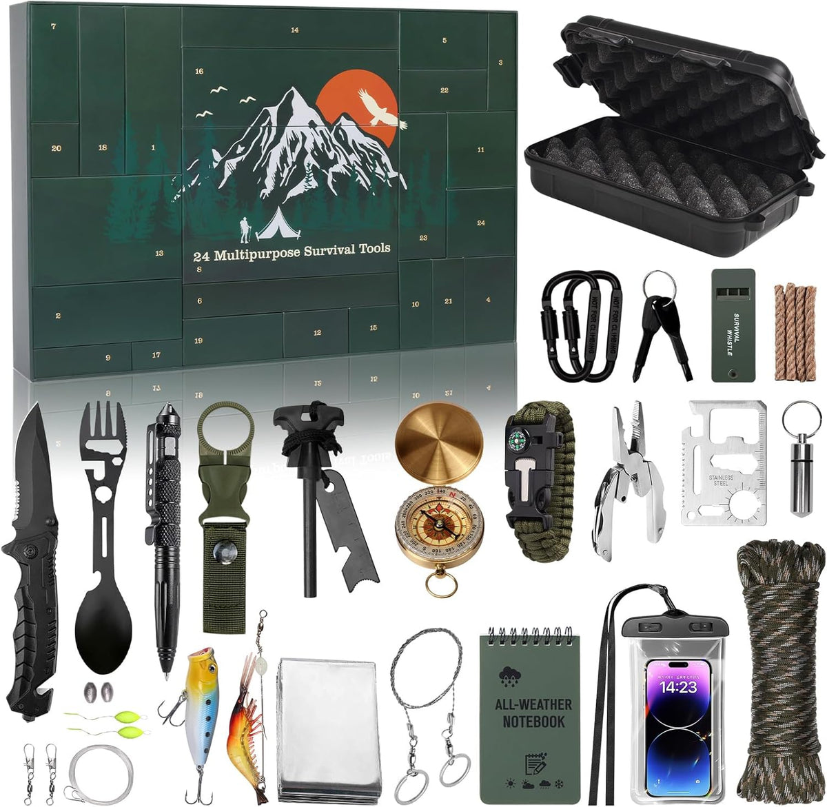 Survival Adventskalender 2026 mit 24 Outdoor-Ausrüstungsteilen